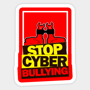 STOP CYBER BULLYING Sticker